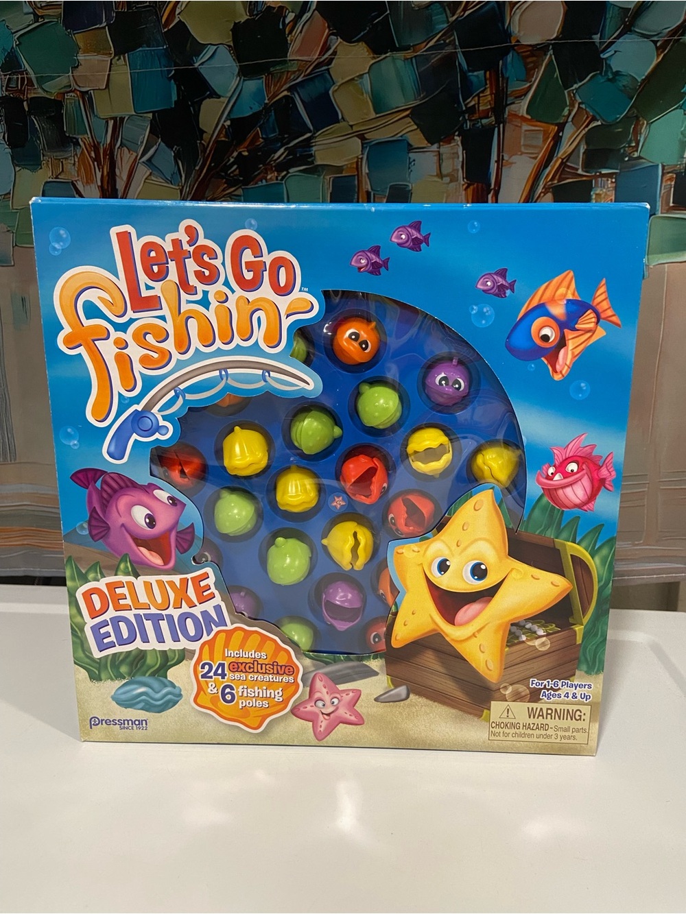 Deluxe Edition Kids Magnetic Fishing Game - Blue